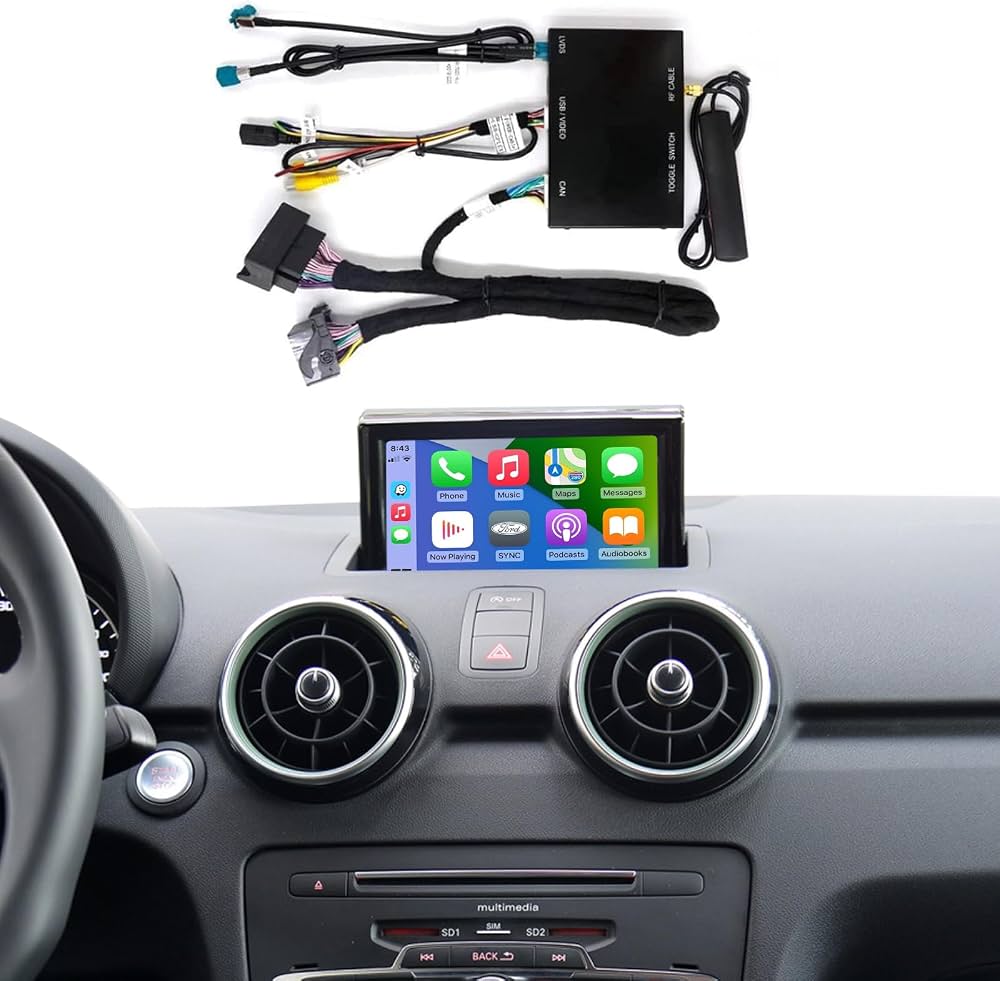 Audi A1 draadloos Carplay en Android auto interface | originele navigatie uitbreiding 2012-2018