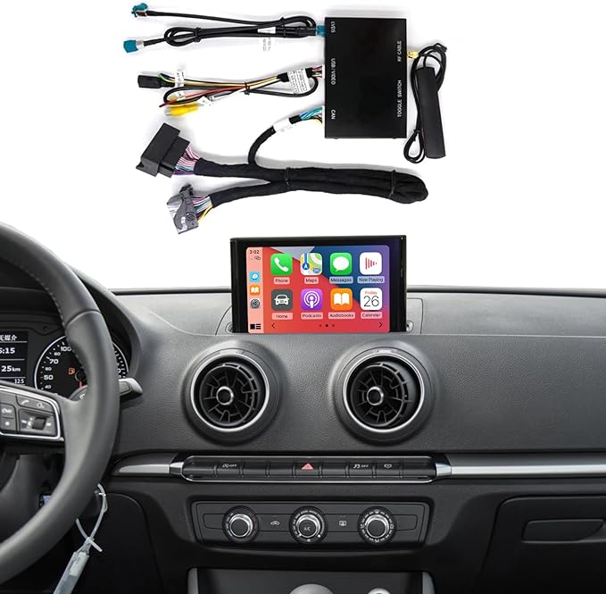 Audi A3 draadloos Carplay en Android auto interface | originele navigatie uitbreiding 2013-2020